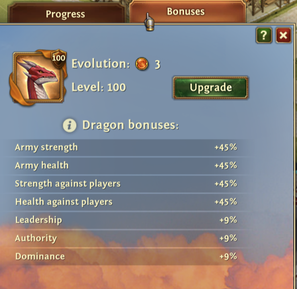 dragon bonuses
