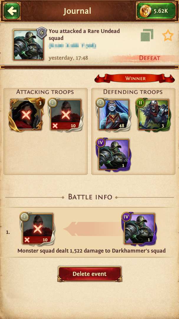 Poor army composition